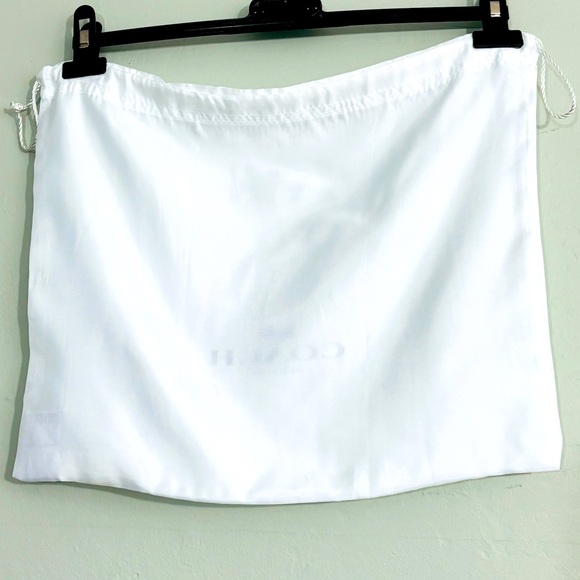 White Coach drawstring dust bag NWOT - Picture 2 of 3